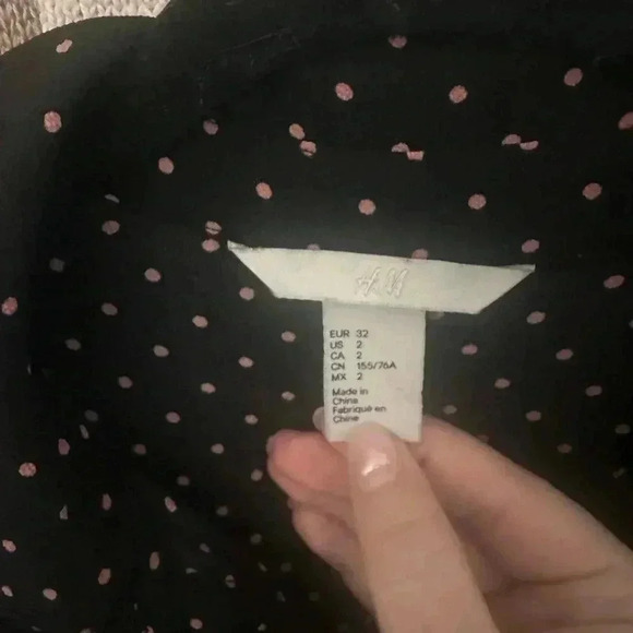 H&M Polka Dot Dress size 2 - Picture 3 of 3